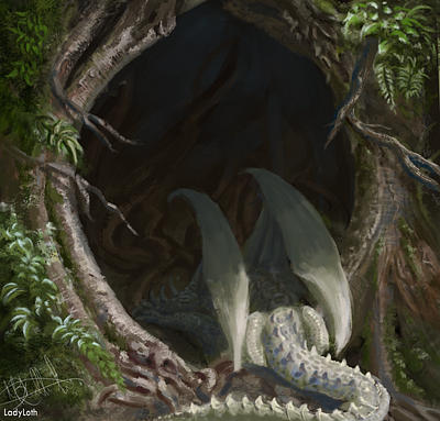 "I am sneaking" artwork dnd dragon dungeonsanddragons fantasy art illustration art