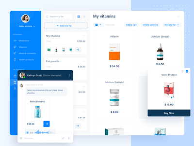 Pharmacy services clean dashboad design ecommerce health healthcare medecine meds minimal pharmacy product product design ugem ui ux vitamins web