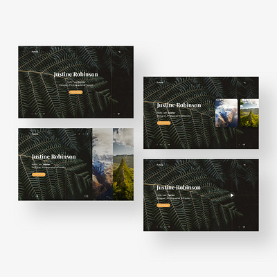 Landing page slider dailyui design dribbble exploration homepage landing page onepage photography portfolio sketch ui ui ux uiux ux web web design