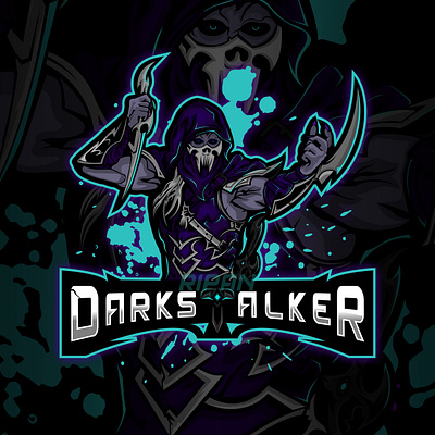 Dark Stalker Logo For Sell amazing awesome logo branding esport esportlogo forsell gaming graphic design illustration logo mascot logo