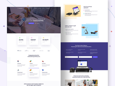 Saasland MultiPurpose WordPress Theme for Startup - POS landing landing page theme theme design ui ui design uiux ux ux design web design website design wordpress wordpress theme