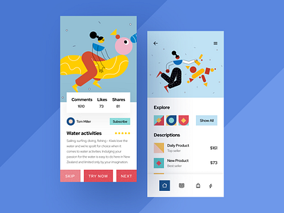 Social App Concept app app design application art clean creative design figma flat icon illustration ios mobile sketch ui uidesign ux uxdesign web