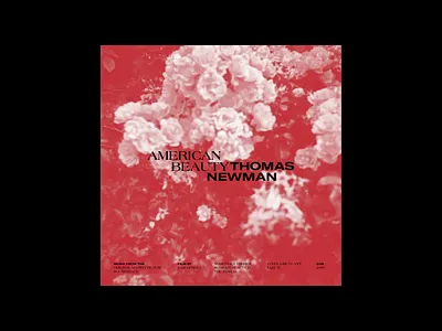 Album cover 050919 american beauty bso cd artwork cd cover cd design cd packaging cd sleeve cover cover design design editorial font grid layout music photography print type typography