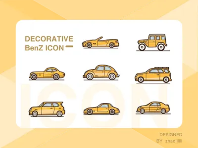 BenZ ICon Design animation app design illustration ui vector website