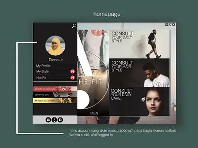 About The Fit UI branding logo ui ux website website design