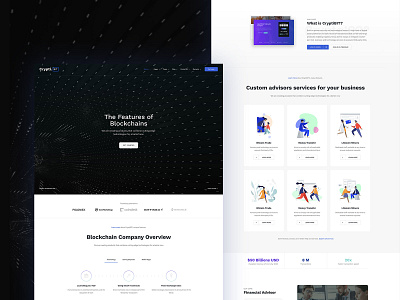 CryptiBIT bitcoin business corporate crypto landing minimal template theme themeforest ui ux web webdesign wordpress