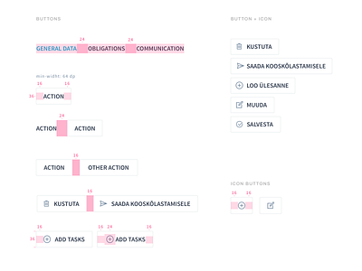 Design system awesome button button design design font gui gui design guide pages guidebook guideline guidelines guides icon spacing style guide styleguide ui ui design ux web