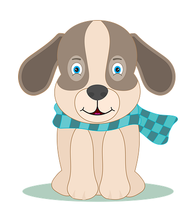 Baby Dog design illustration vector