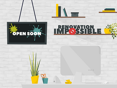 Open Soon Overlay Stream Twitch - Renovation Simulator Game gaming opensoon overlay renovation scene twitch video game