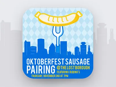 Art of The Craft - Oktoberfest Sausage Pairing 🍁🌭🍻 beer beer art beer branding brewery lostboroughbrewing oktoberfest pairing sausage