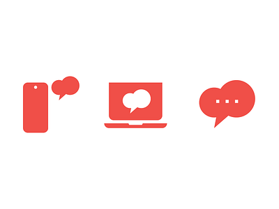 Message bubble icon message pictogram