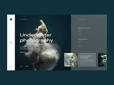Online photo magazine UI by Polina Chebanova for Phenomenon Studio on ...