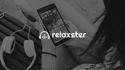 relaxster | Logo design illustration logo minimal