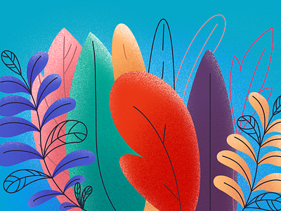 Autumn 🍂 agency autumn clean drawing estonia etheric illustration leave leaves nature procreate