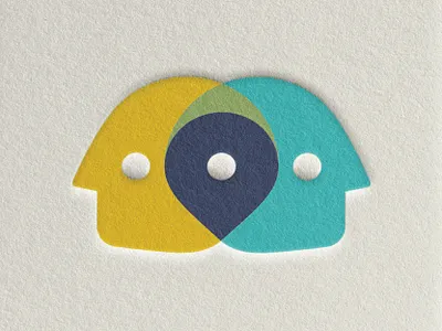 Smart City Readiness Project brand brand design branding city face head icon identity location logo logo design logodesign mark