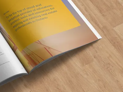 Real Estate Association Web Strategy akendi document guidebook mission ontario print real estate research strategy consulting ux vision website