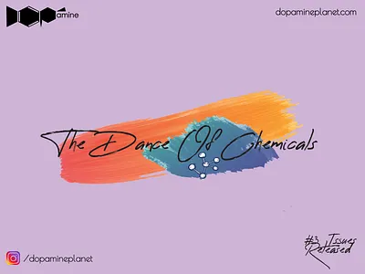 Dopamine: The positivity magazine abstract adobe art chemicals color creative creativity dance design dopamine gradient illustration magazine magazine design positivity vector