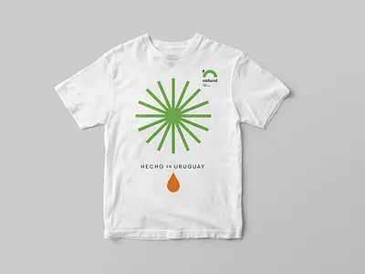 Naturel tee brand branding design logo logotype tee shirt