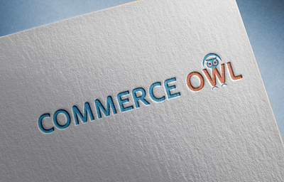 Commerce Owl logo brand design combination cute animal graphicdesign illustrator letter professional logo uidesign