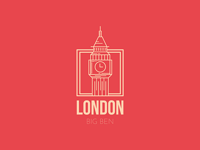 Dream Hometown, London 2d 2d art bigben city city illustration coloful design dribble firstshot flat graphicdesign illustrator london sticker vector