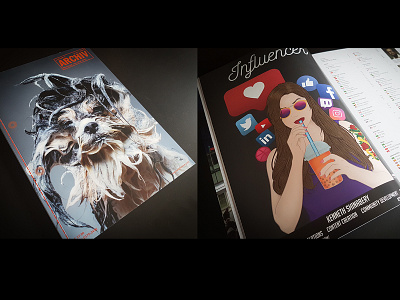 Lürzer’s Archive: The Influencer brunette bubble tea design facebook female heart influencer instagram linkedin magazine marketing print sunglasses tattoo twitch twitter vector vector graphic woman