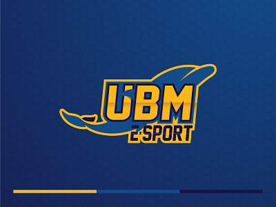 UBM E-Sport competitive design dolphin esport game gaming illustration logo modern sport sports logo vector