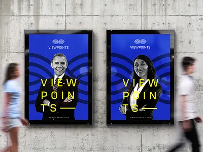 VIEWPOINTS™ branding design flat identity illustration illustrator logo minimal type typography