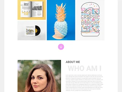 Portfolio Mockup XD branding design ui ux web