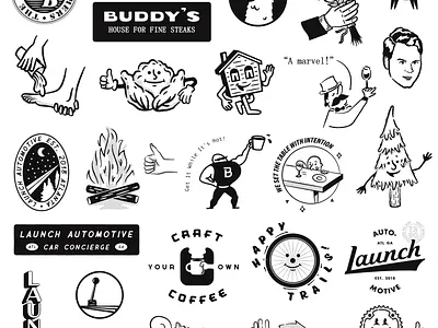 One Year of Freelance! anniversary design freelance illustration logos one year rejected