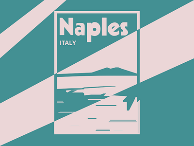 My hometown color design dribbble illustration italy naples ui vector warmup weekleywarmup