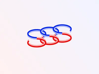 S8S Monogram abstract design art branding color community curves design logo minimal shapes typography