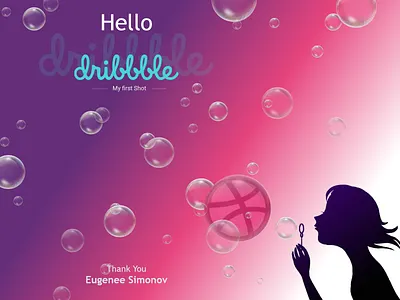My first shot adobe xd design firstshot hello dribble kiev ux
