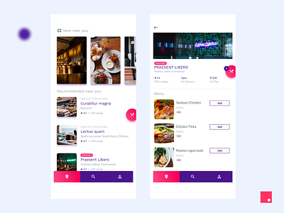 Skittles - Food Order app design food order food ordering freebie invision studio invision studio freebie invisionstudio ui kit uikit