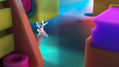 Mayhem at Plastic City 3d arnold cinema4d zbrush