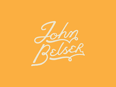 John Belser design distressed hand lettering logo logo design logotype type typography