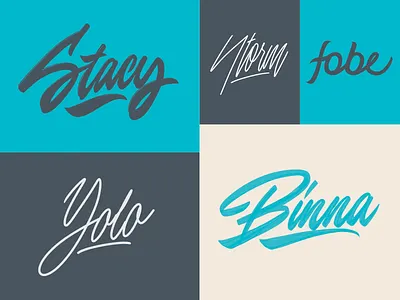 Lettering Sketches Collection branding calligraphy clothing design fashion font free hand lettering identity lettering logo logotype mark packaging script sketches streetwear type typo typography