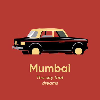 Mumbai - The City that Dreams brand design brand identity branding design dribble challenge minimal mumbai sticker typography ui ux