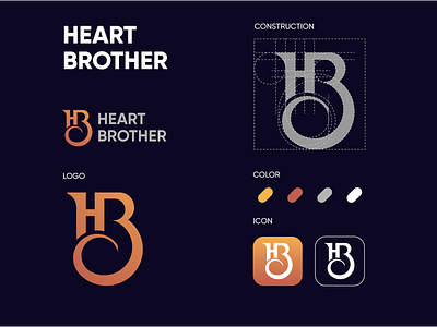 HB Heart Brother logo design branding business logo clean logo company logo creative creative logo hb logo identity illustration logo grid logodesign logotype minimalist design polygon logo running sh logo sketch sports logo sports logos typography