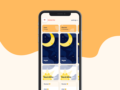 Calendar view app blog branding clean concept design illustration ios minimal typography ux vector web website