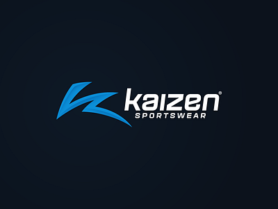 Kaizen Sportswear branding clothing design illustrator logo sport typography vector