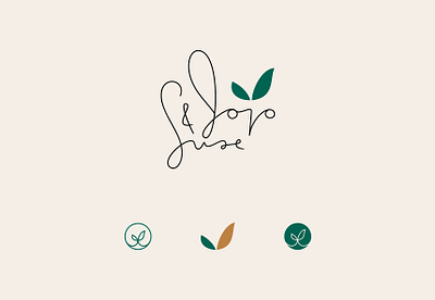 Logo variations + icons branding icon lettering vector