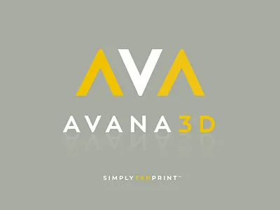 Avana3D — Simply Tap Print™ branding icon logo typography