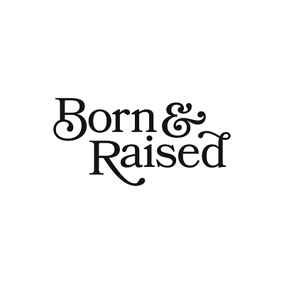 Born & Raised Identity branding identity logo logo design typography