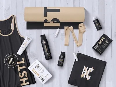 Hustle Clean - Branding and Packaging