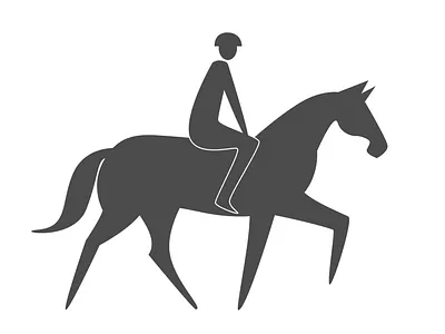 Horse Rider Sign helmet horse logo horse racing horse rider interpretive panel park rider sign silhoutte tail trail trail use yield