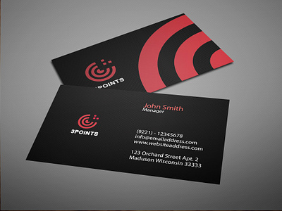 Freebie Business Card Template PSD (Dark) branding business card free logo freebie print ready psd template vector vector illustration visiting card