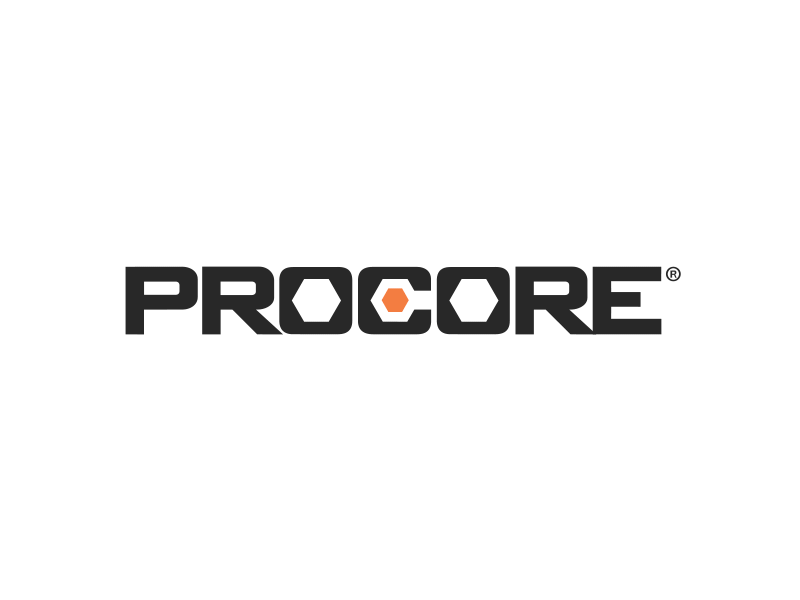 Procore’s Refined Logo 2d after effects animated animation brand brand identity branding design gif hexagon logo logo design logotype motion motion design procore rebrand refresh typography