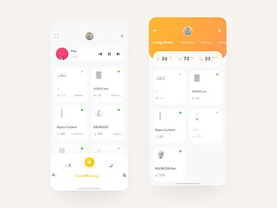 🏠Smart Home app concept design home smart ui ux