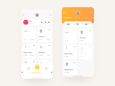 🏠Smart Home app concept design home smart ui ux