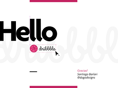 Hello dribbble hello dribbble dribbble debut